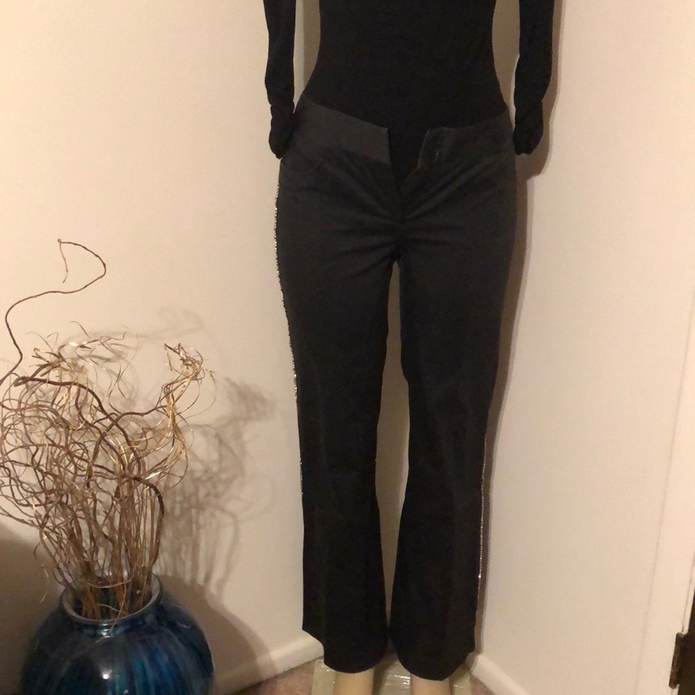 Vintage Rhinestone trim pants